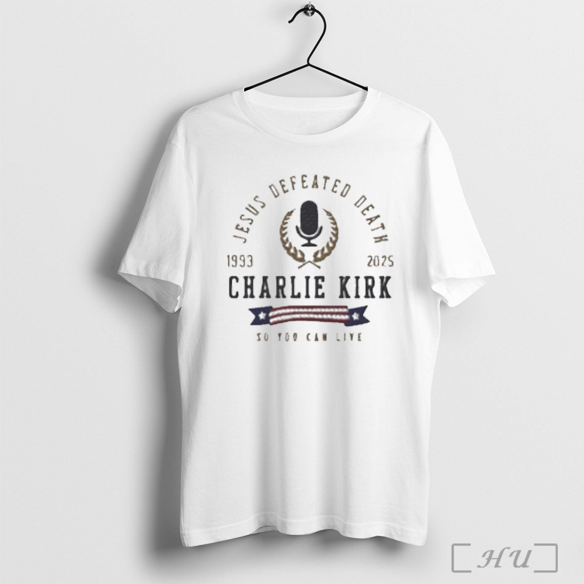 Officials Jesus Defeated Death Charlie Kirk 1993 2025 T Shirt