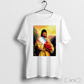 Officials Jesus Embracing Giant Pill Vintage Christian Funny Graphic T Shirt