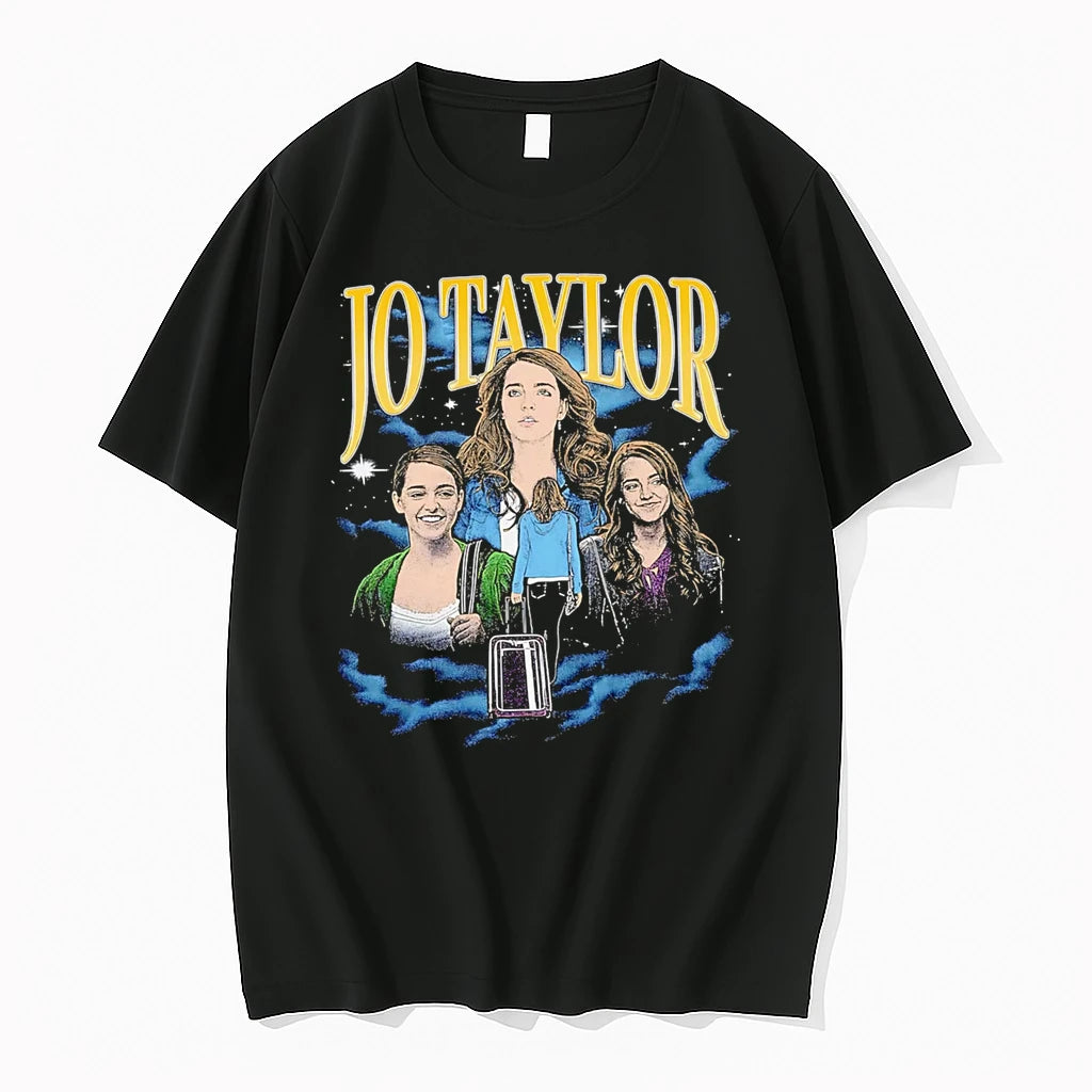 Officials Jo Taylor With Collage Of Character Scenes And Luggage Premium T Shirt