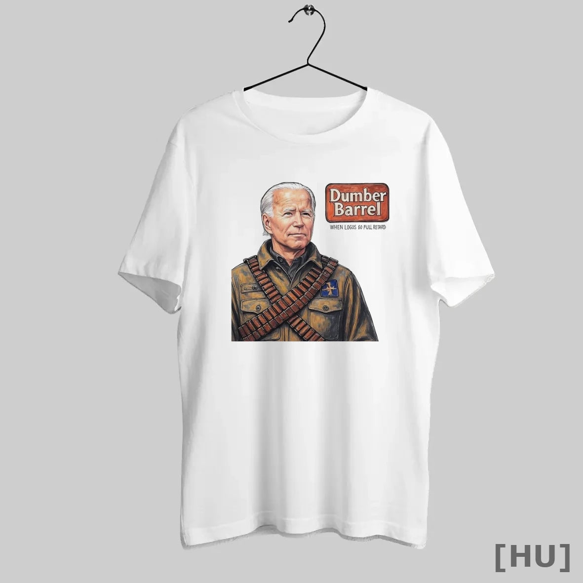 Officials Joe Biden Dumber Barrel When Logos Go Full Retard T Shirt