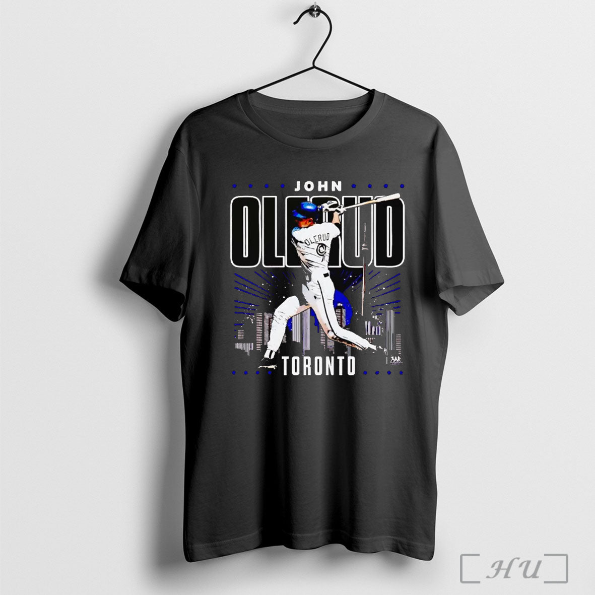 Officials John Olerud Toronto Skyline Swing T Shirt