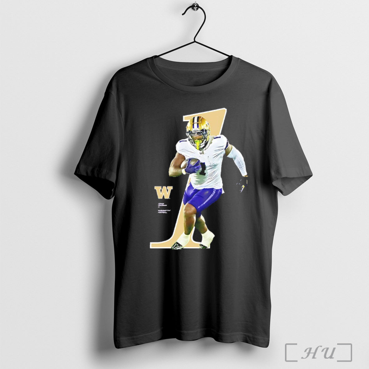 Officials Jonah Coleman 1 Washington Huskie 2025 Ncaa Player T Shirt