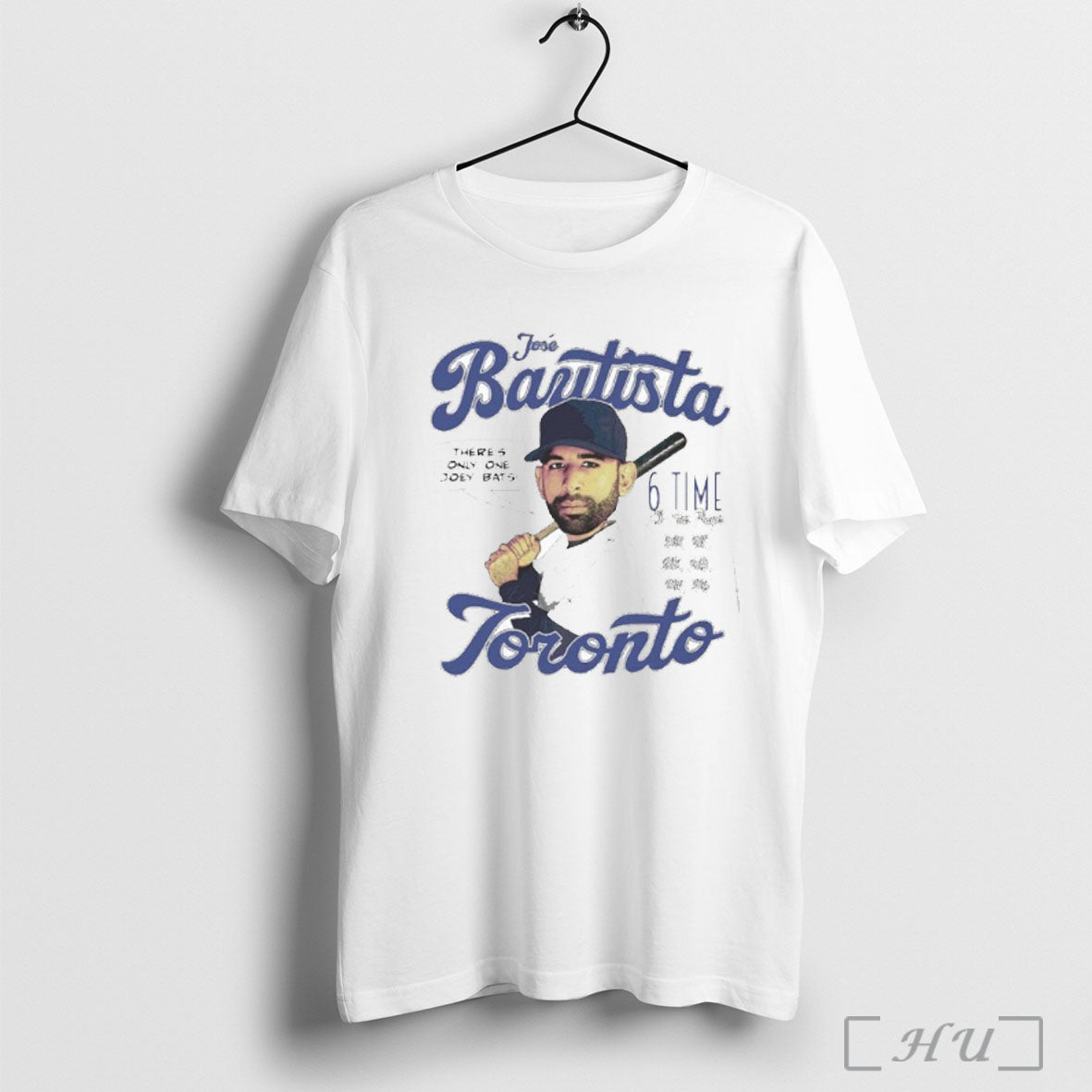 Officials Jose Bautista Toronto Blue Jays Comic 6 Time All Star Player Shirt