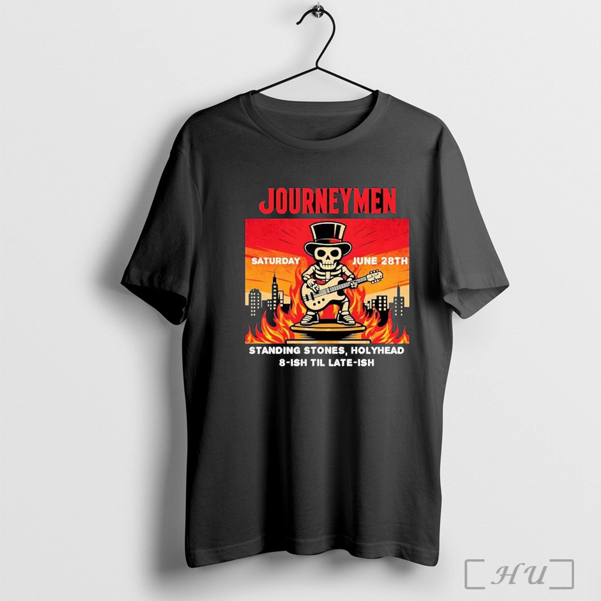 Officials Journeymen Standing Stones Holyhead Skeleton T Shirt