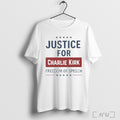 Officials Justice For Charlie Kirk Freedom Of Speech T Shirt