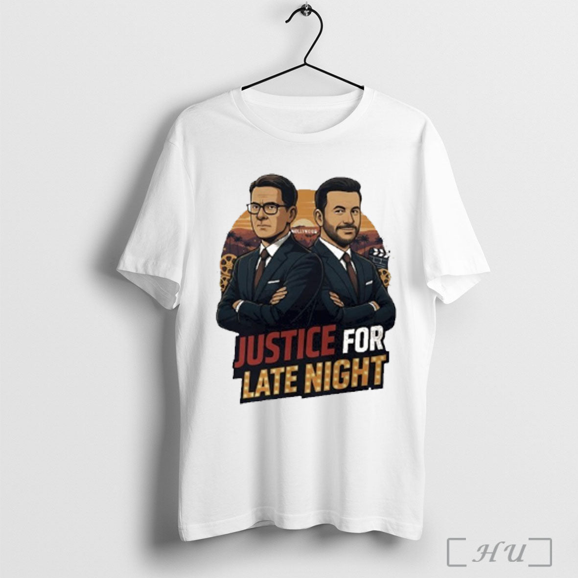 Officials Justice For Late Night Jimmy Kimmel And Stephen Colber T Shirt