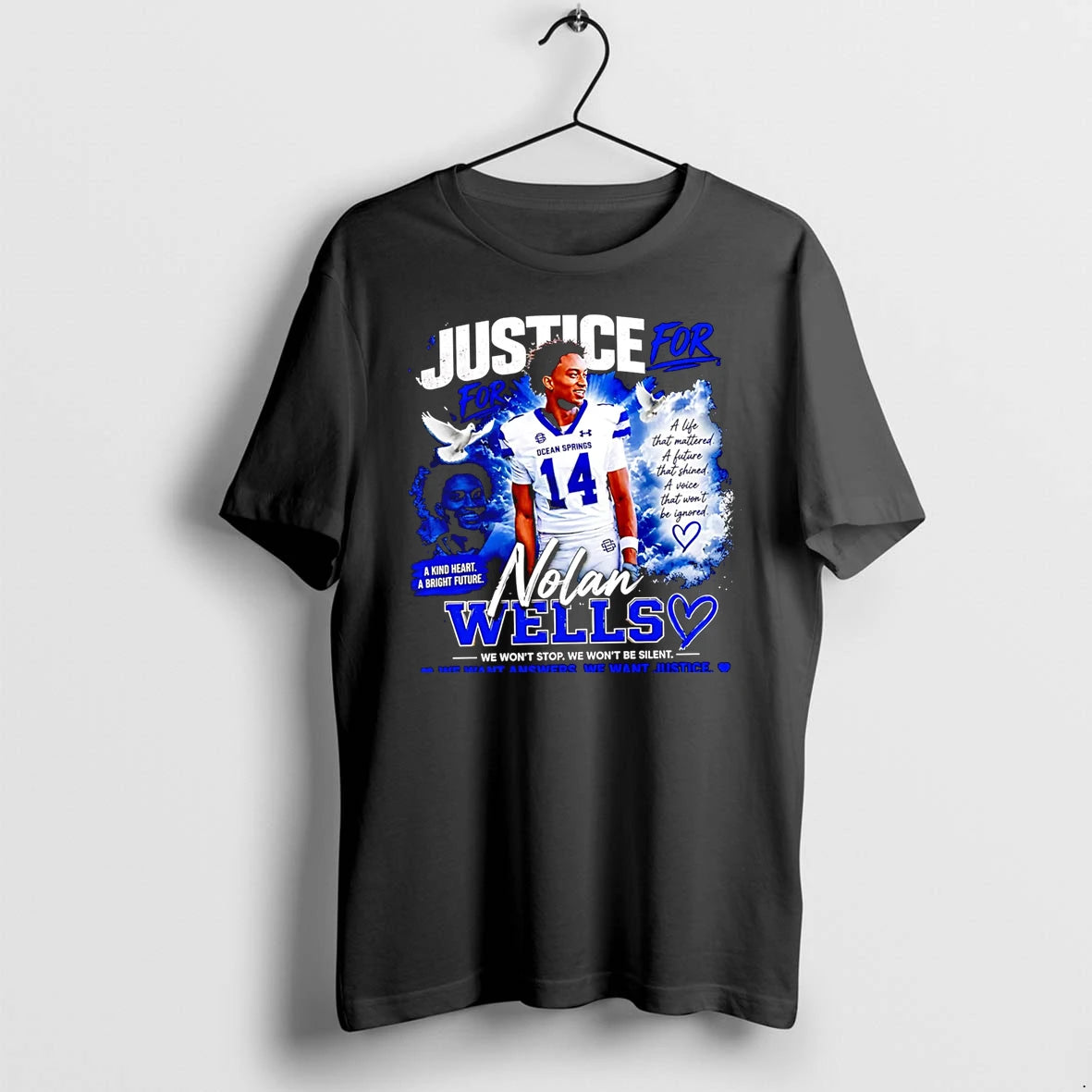 Officials Justice For Nolan Xavier Wells Premium T Shirt
