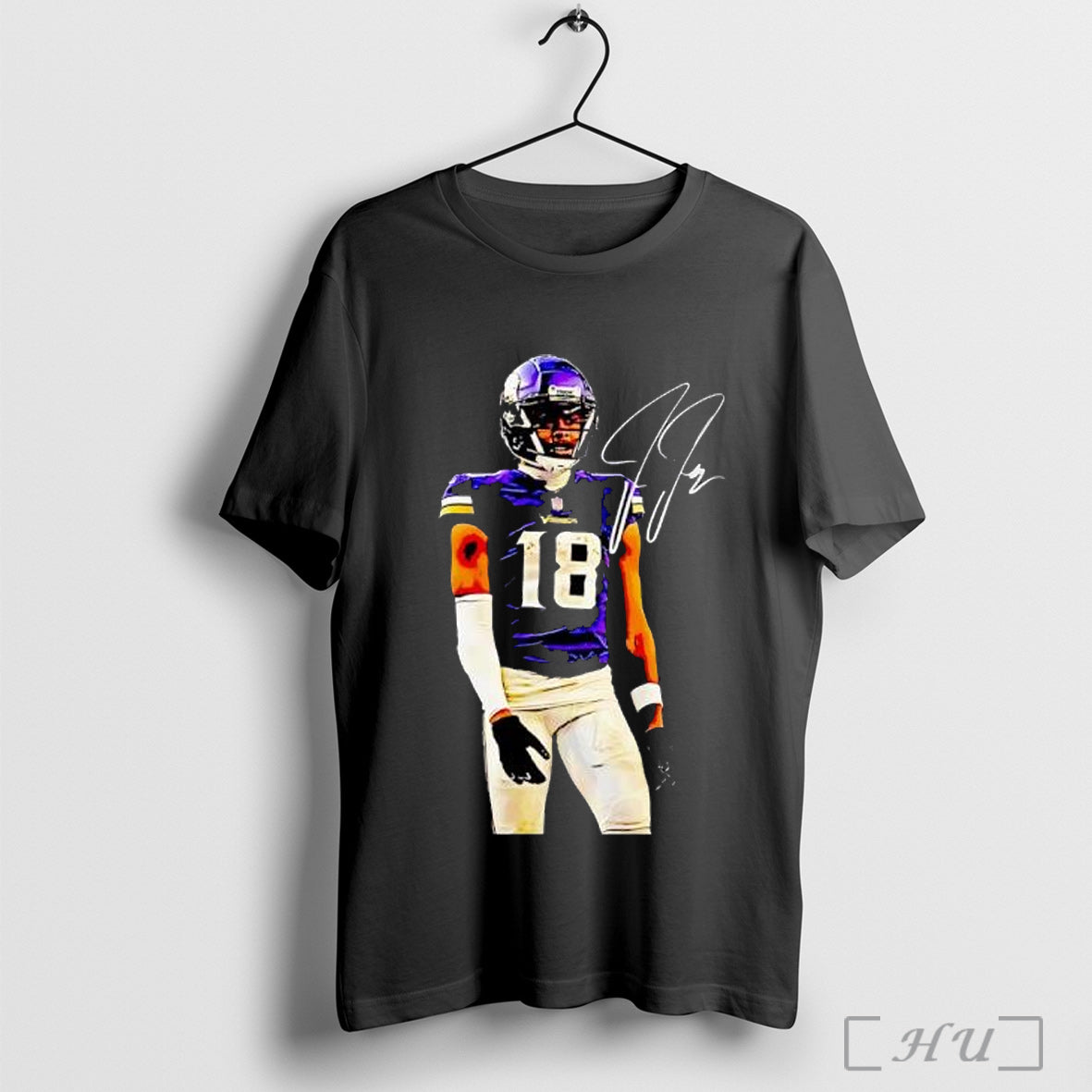 Officials Justin Jefferson Minnesota Vikings Signature Classic T Shirt