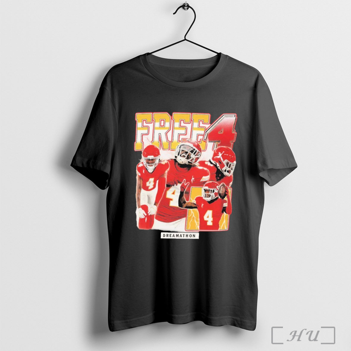 Officials Kansas City Chiefs Rashee Rice Free 4 Dreamathon T Shirt
