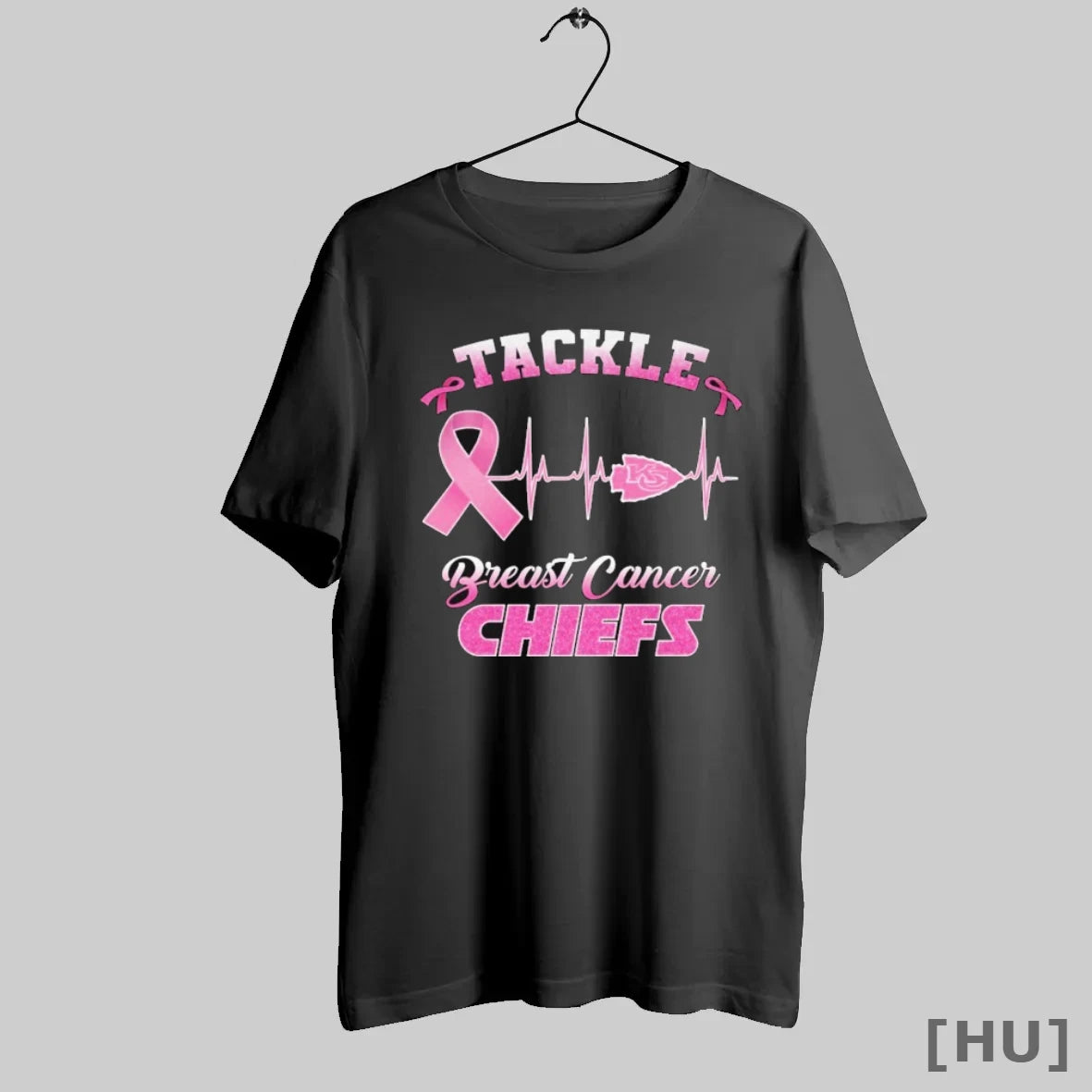 Officials Kansas City Chiefs Tackle Breast Cancer Heartbeat T Shirt