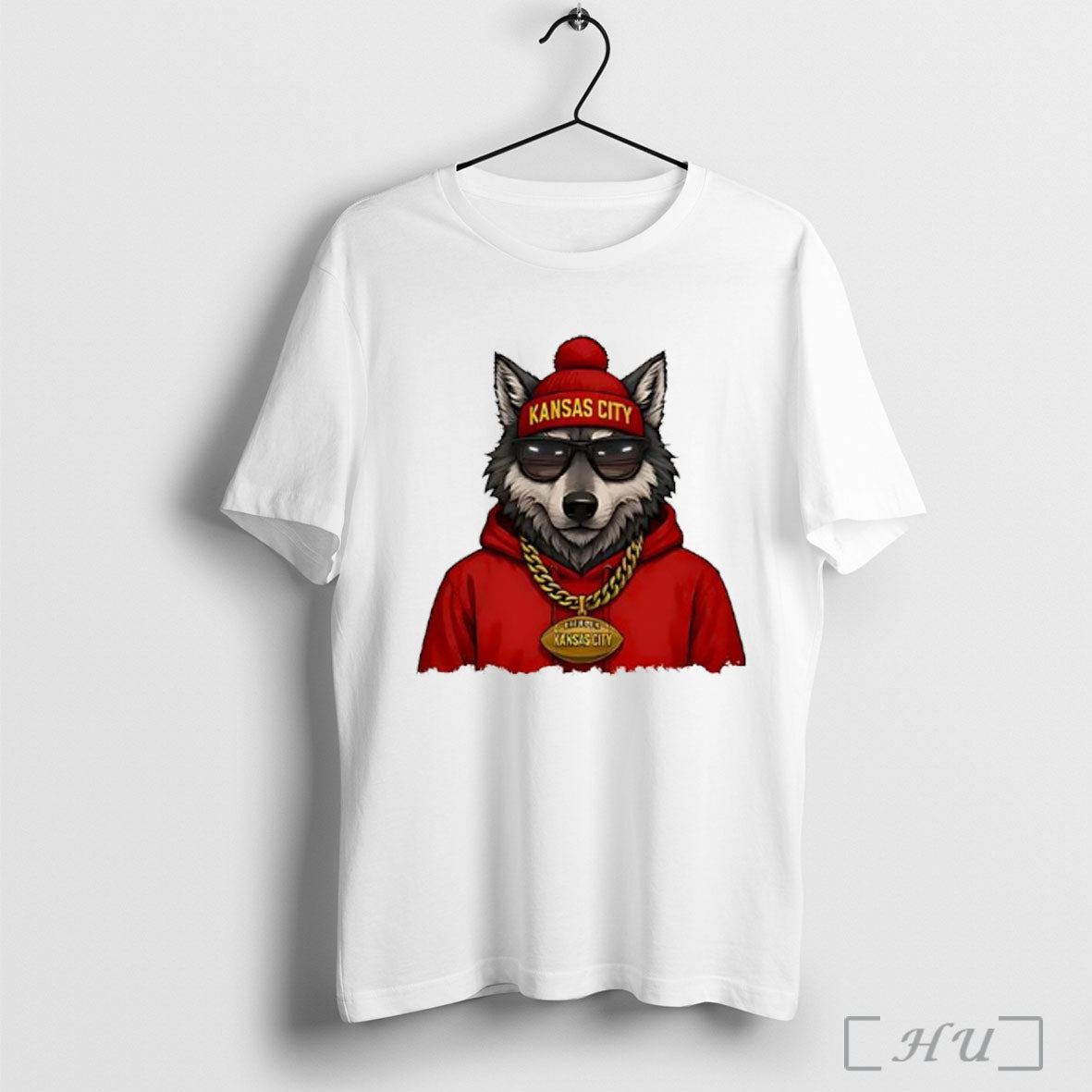 Officials Kansas City Chiefs Wolf Fan T Shirt