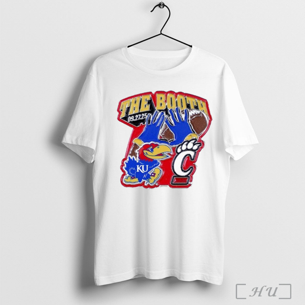 Officials Kansas Jayhawks Vs Cincinnati Bearcats 2025 Game Day The Booth T Shirt