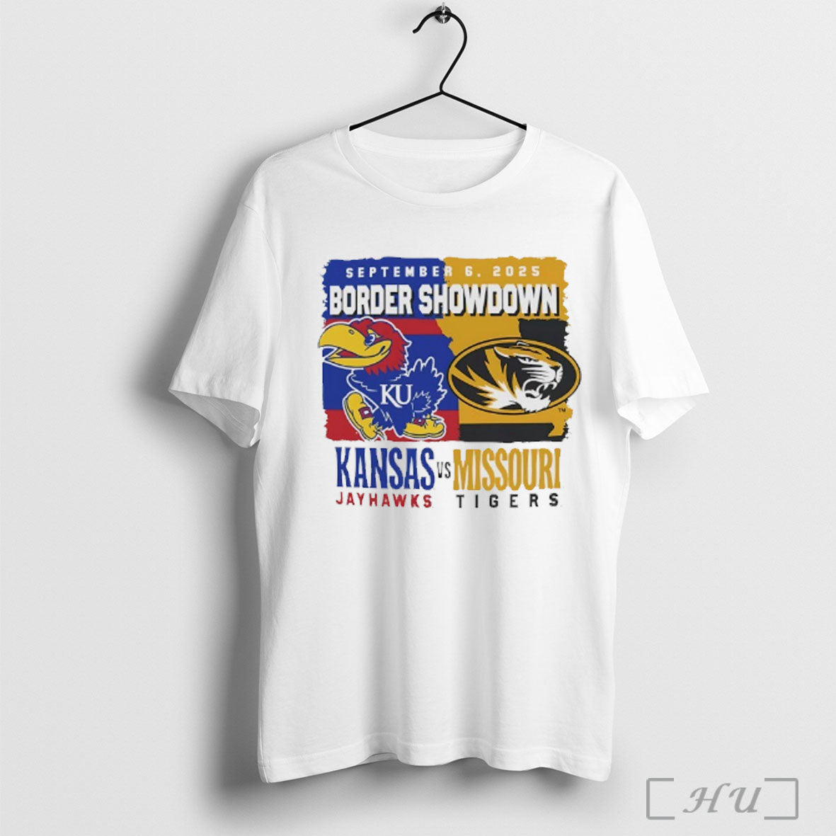 Officials Kansas Jayhawks Vs Missouri Tigers 2025 Ncaa Border Showdown T Shirt