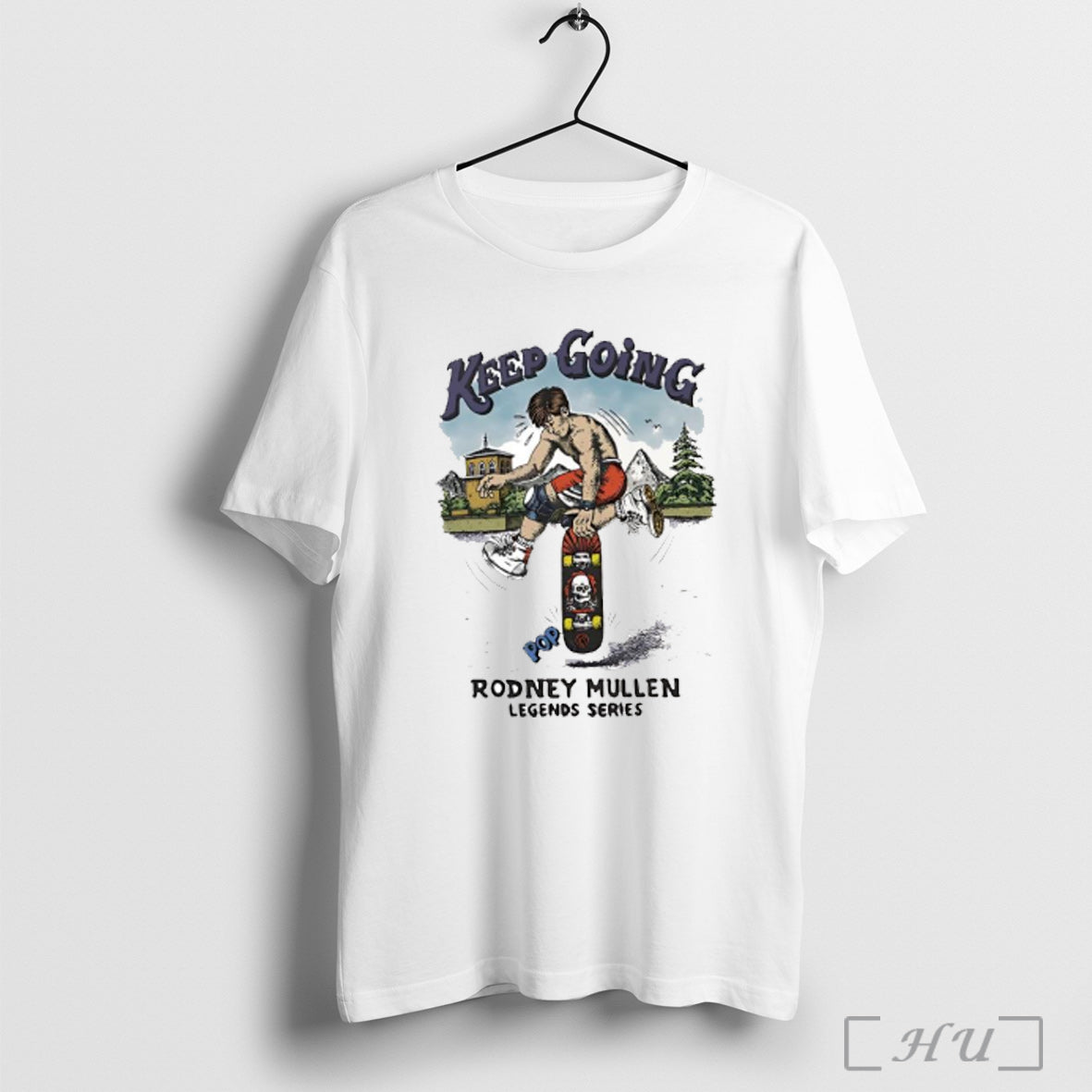 Officials Keep Going Rodney Mullen Legends Series White S T Shirt
