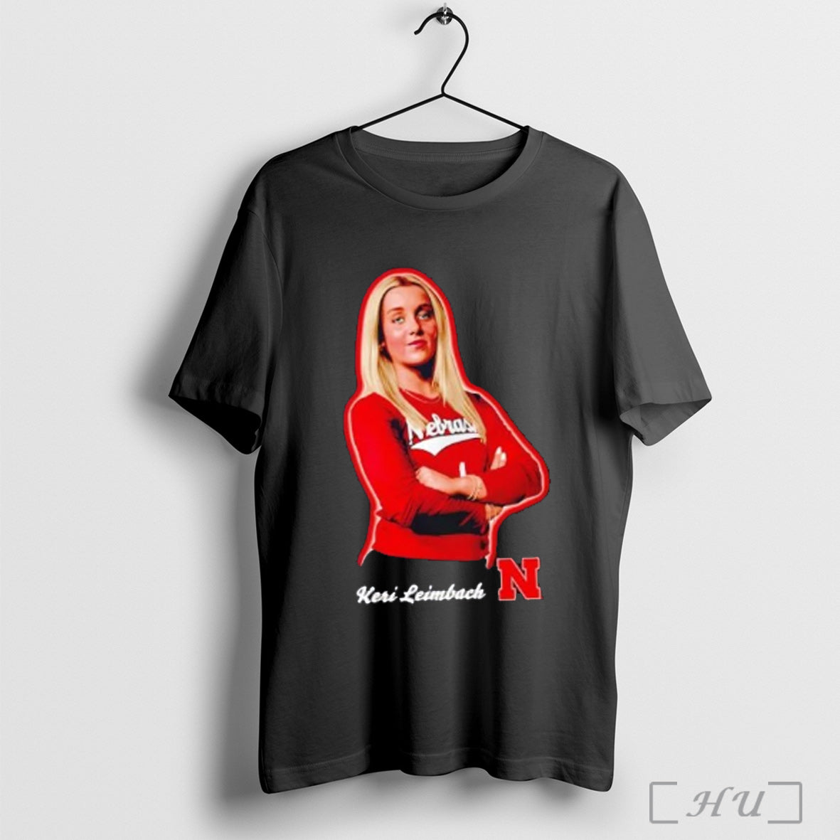 Officials Keri Leimbach Portrait Nebraska Volleyball T Shirt