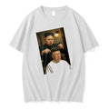 Officials Kim Jong Un Cutting Donald Trumps Hair Eu Premium T Shirt