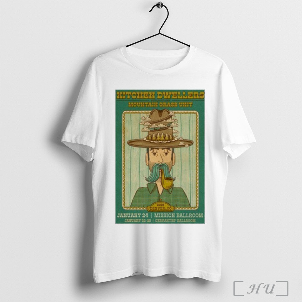 Officials Kitchen Dwellers Mountain Grass Unit Denver Co Jan 24 2025 T Shirt