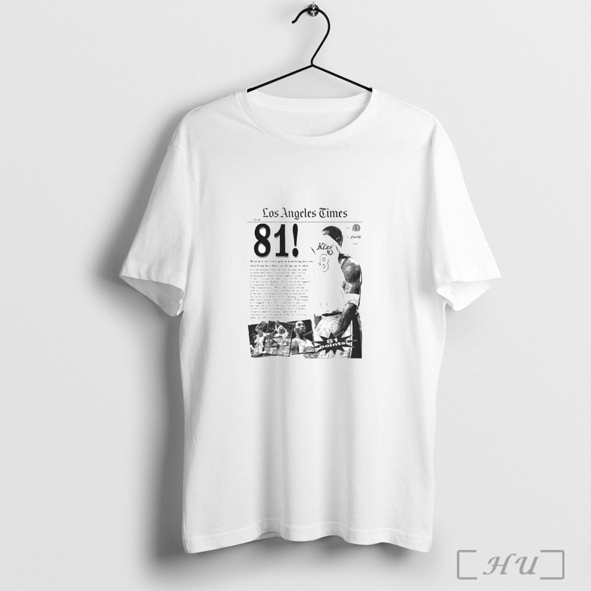 Officials Kobe Bryant Los Angeles Times 81 Points T Shirt