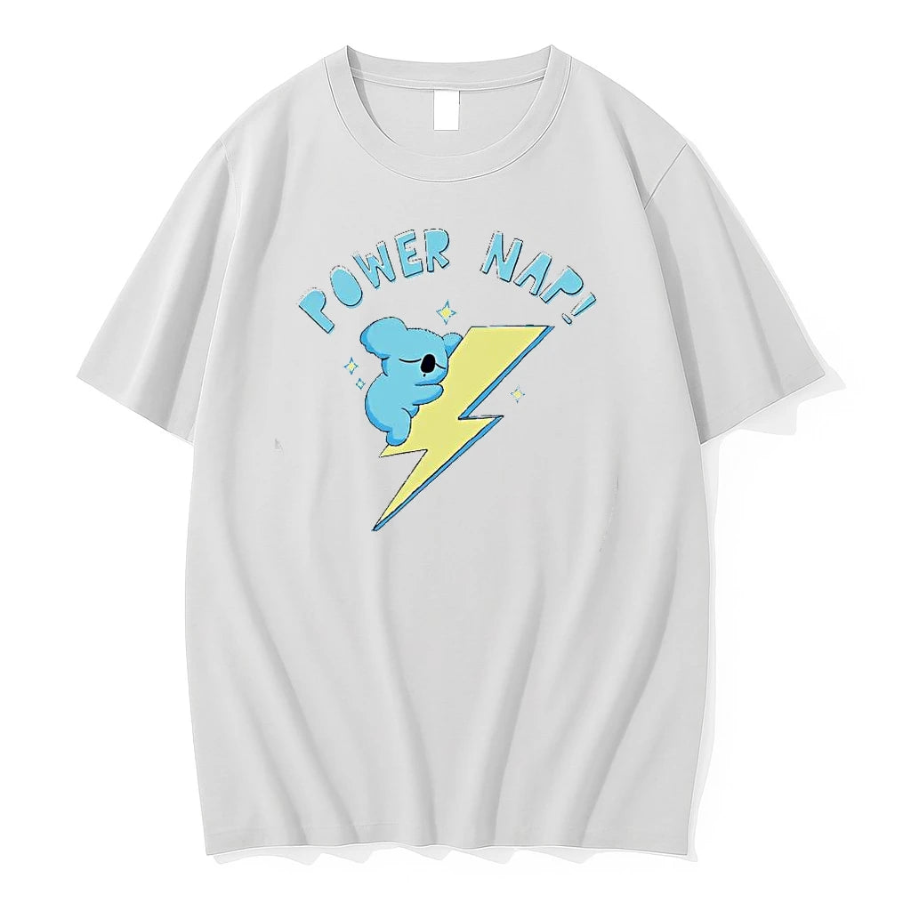 Officials Koya Bt21 Power Nap Lightning Bolt Sleeping Premium T Shirt