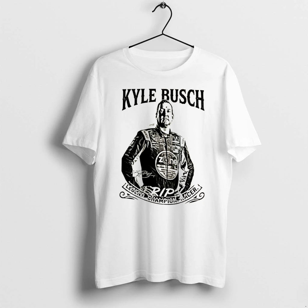 Officials Kyle Busch Rowdy 1985 2026 Legend Champion Racer Signature Tee T Shirt Sweater