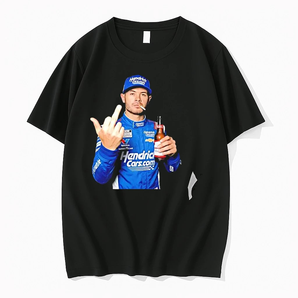 Officials Kyle Larson Hendrick Motorsports Nascar Budweiser Cigarette Middle Finger Premium T Shirt