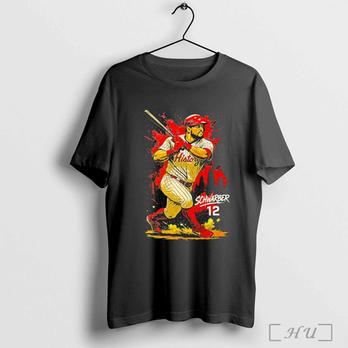 Officials Kyle Schwarber 12 Player Baseball Art T Shirt