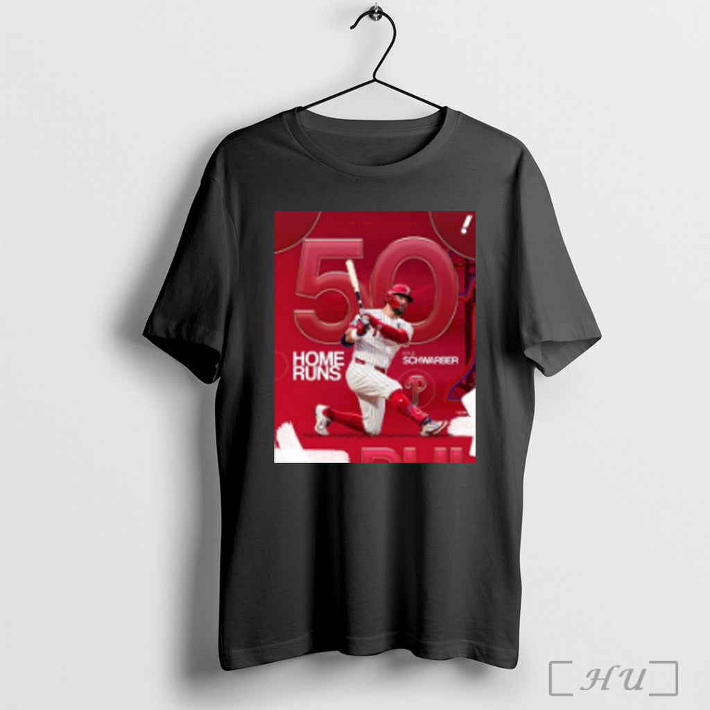 Officials Kyle Schwarber 50 Home Runs Poster T Shirt Sweatshirt Png