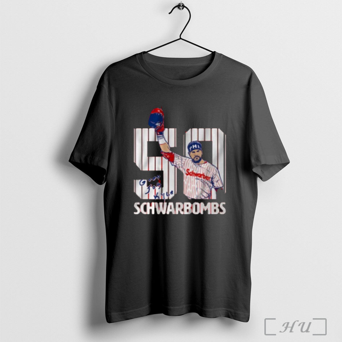 Officials Kyle Schwarber 50 Hr Schwarbombs T Shirt Sweatshirt Png