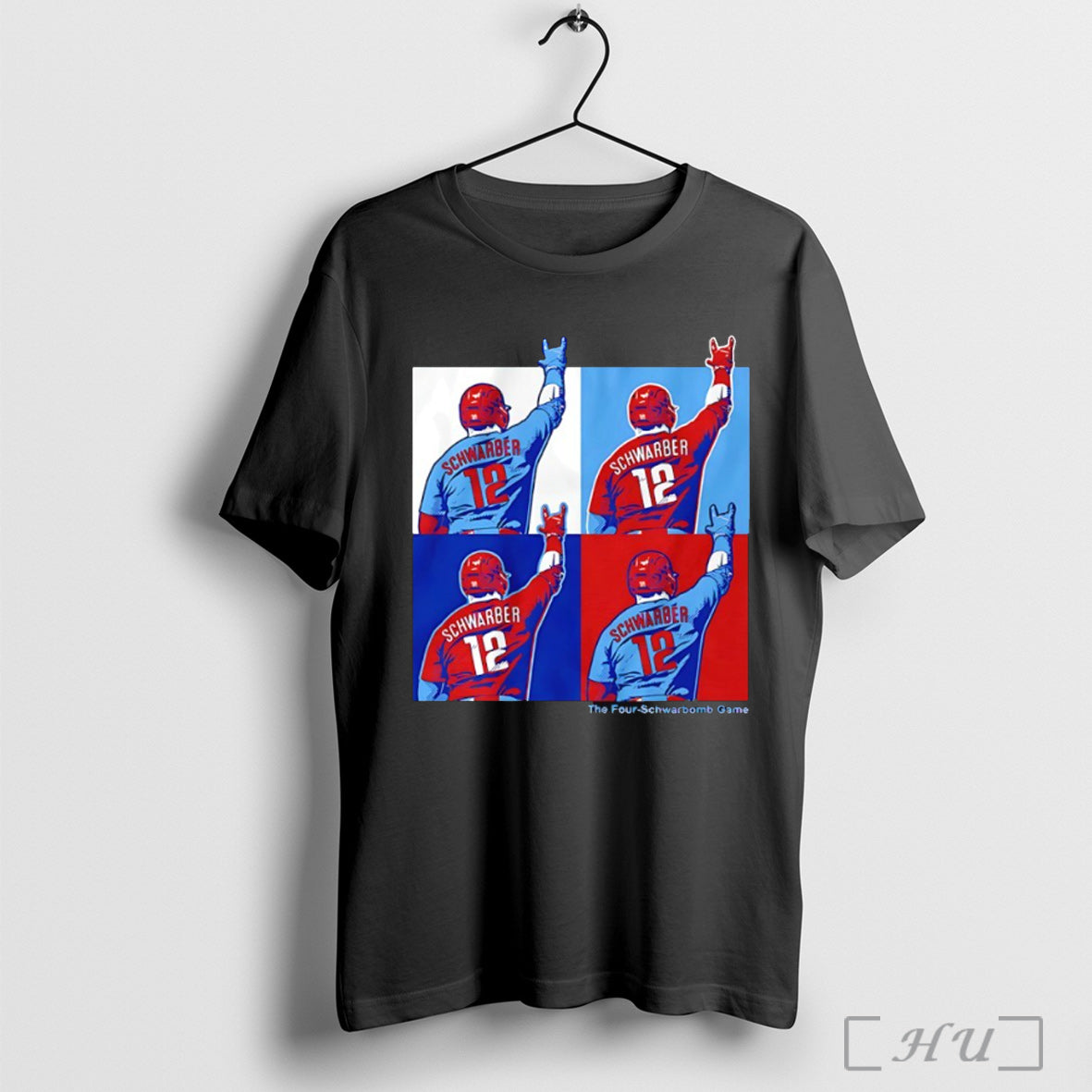 Officials Kyle Schwarber The Four Schwarbomb Game Philadelphia Phillies T Shirt