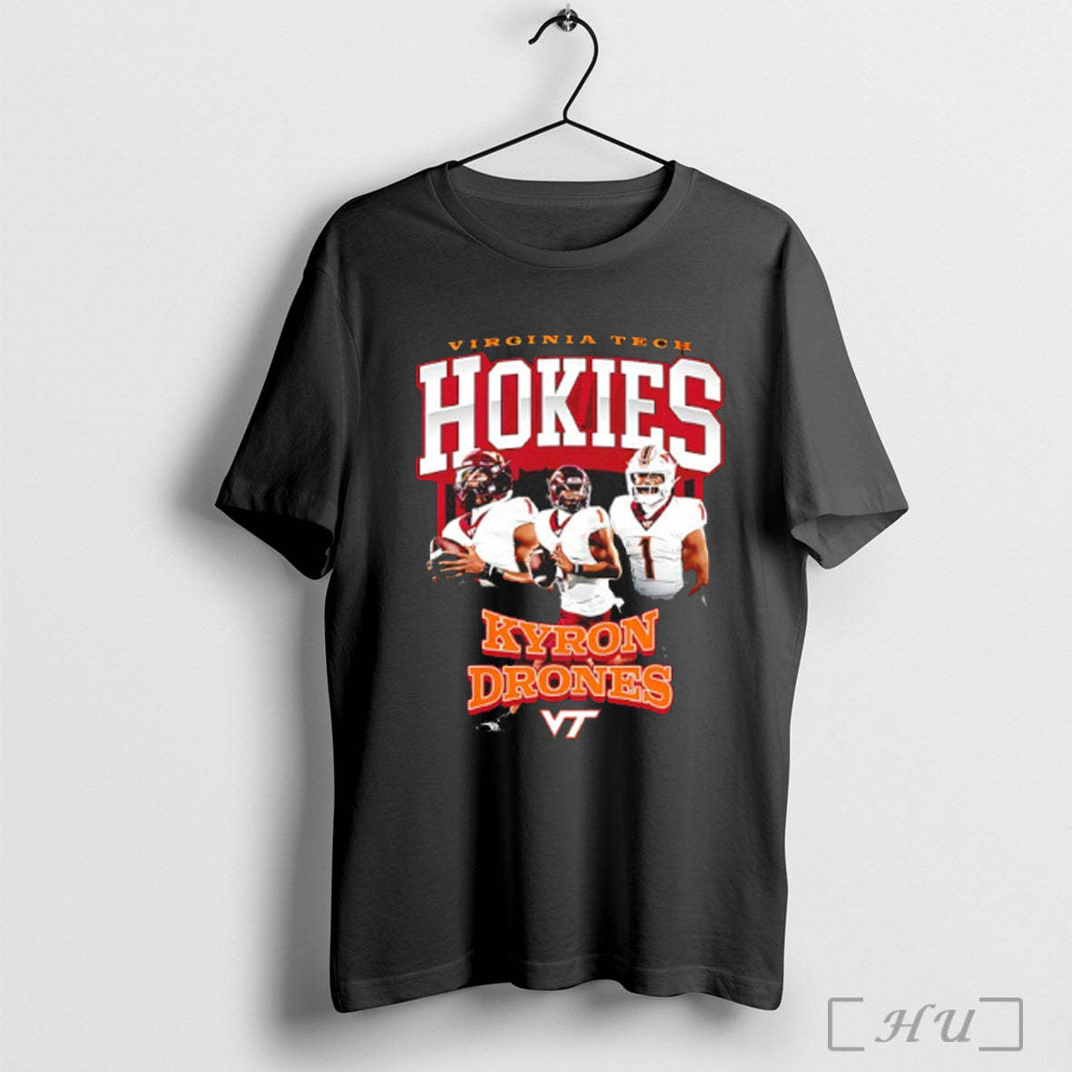 Officials Kyron Drones Virgina Tech Hokies 2025 Ncaa Player Vintage T Shirt