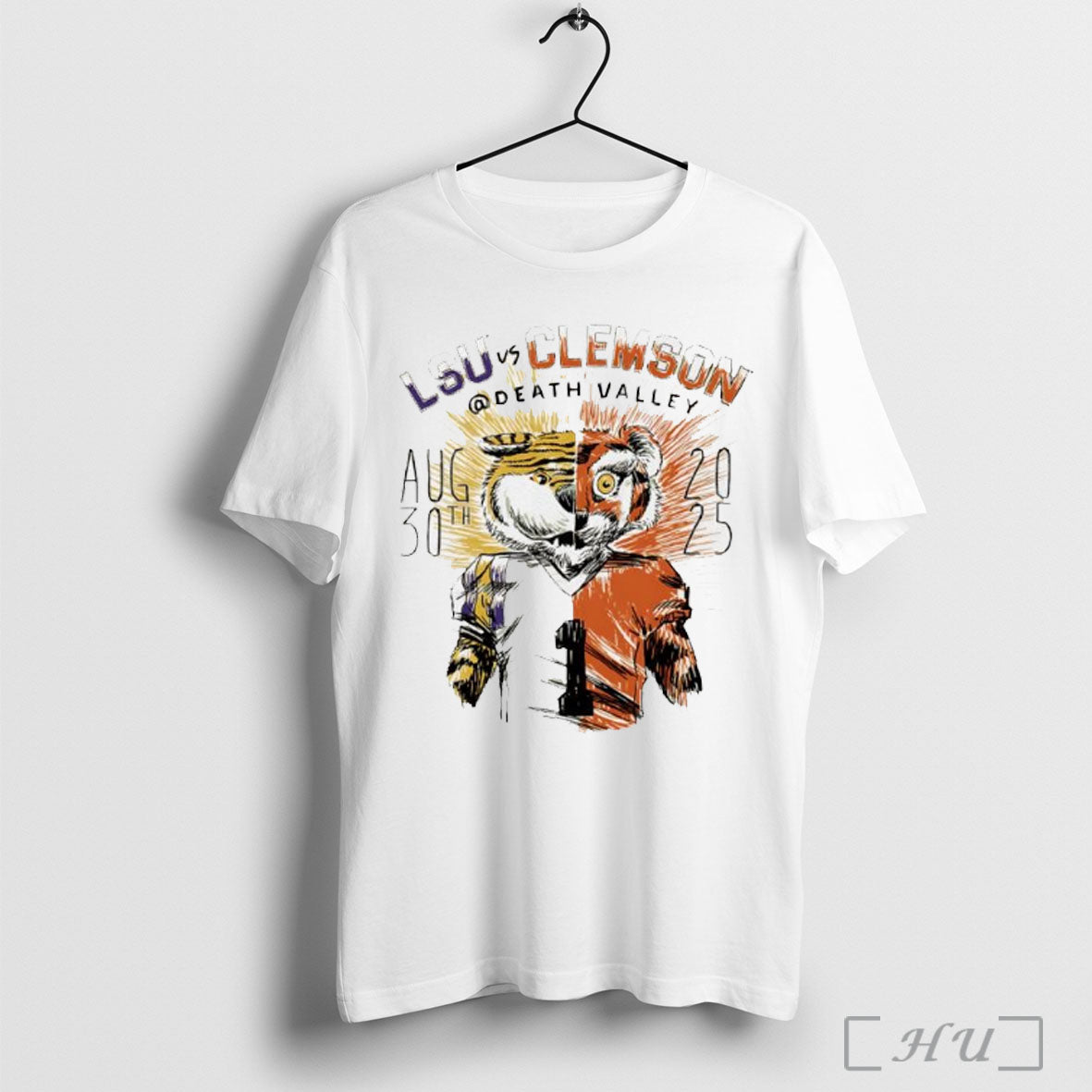 Officials Lsu Vs Clemson Tiger Game Day 2025 Dead Valley T Shirt