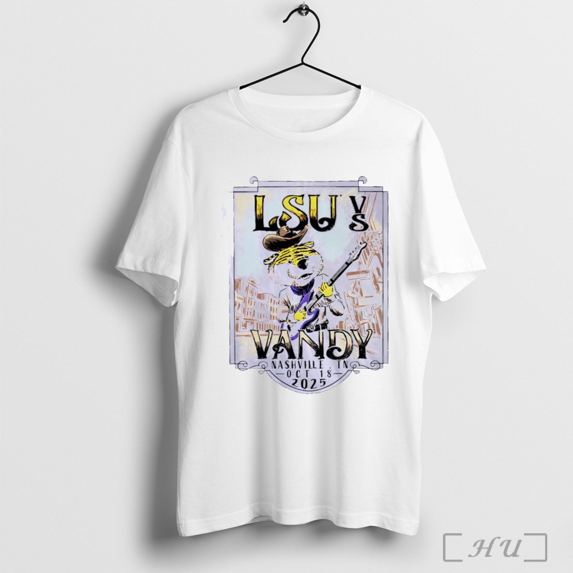 Officials Lsu Vs Vanderbilt Game Day 2025 Mascot Guitar T Shirt