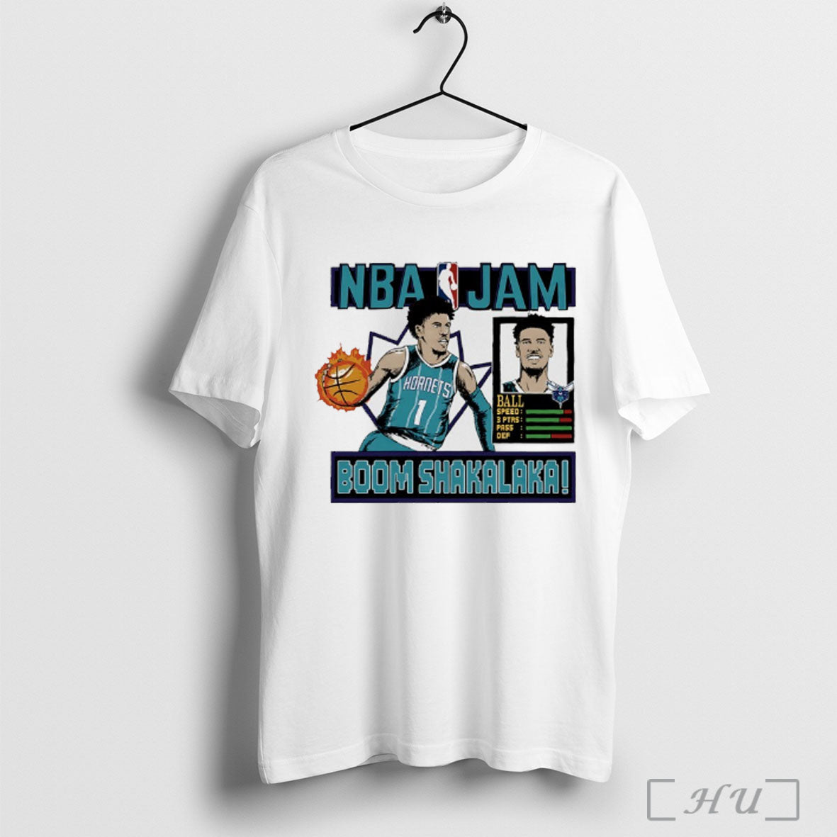 Officials Lamelo Ball Boom Shakalaka Charlotte Hornets Nba Jam T Shirt