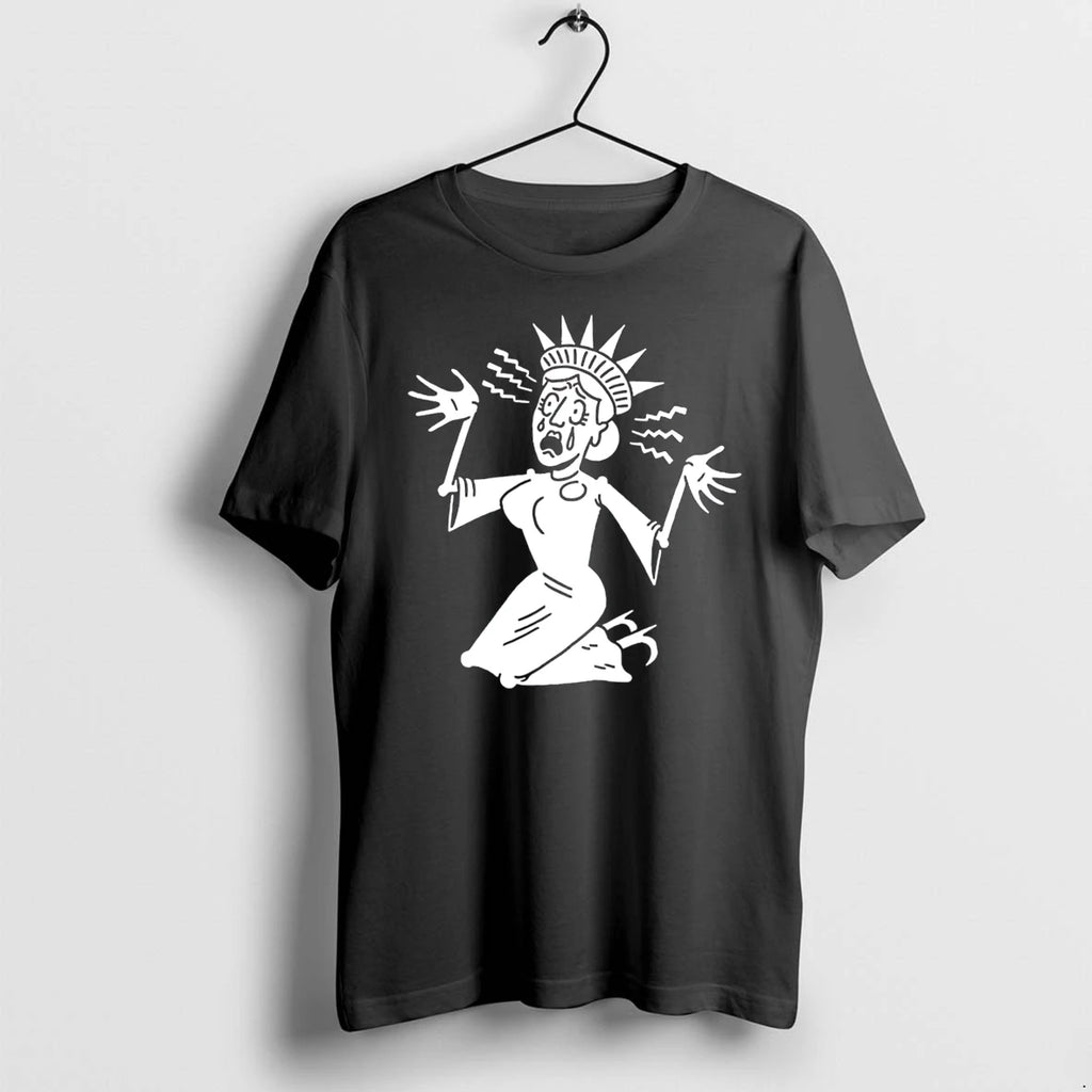 Officials Lady Liberty Patriotic Panic Tee Premium T Shirt