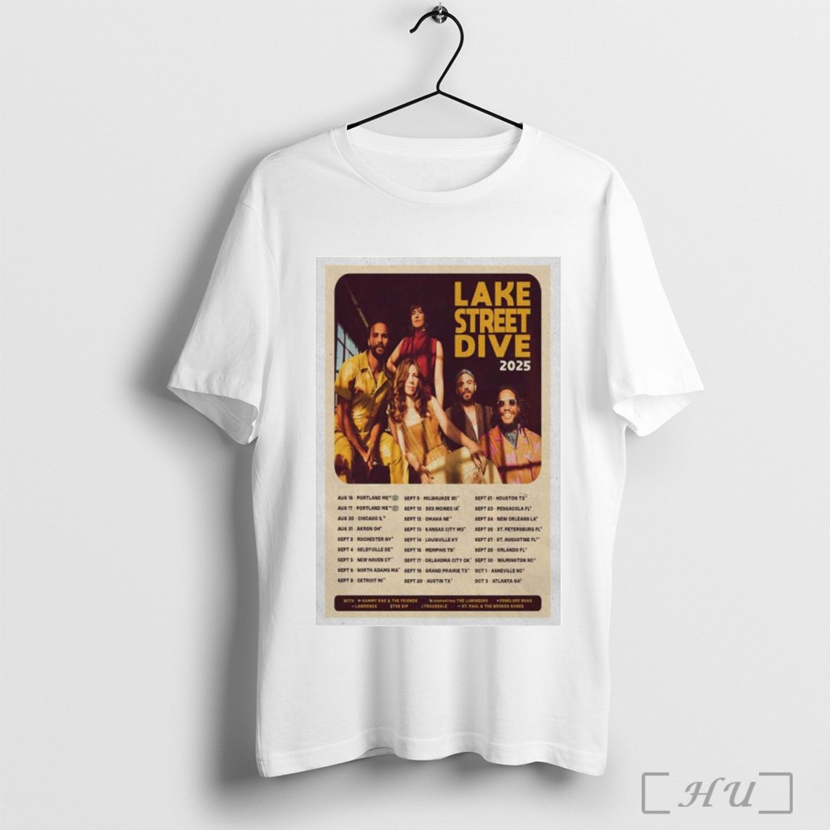 Officials Lake Street Dive Tour Aug Sept 2025 T Shirt