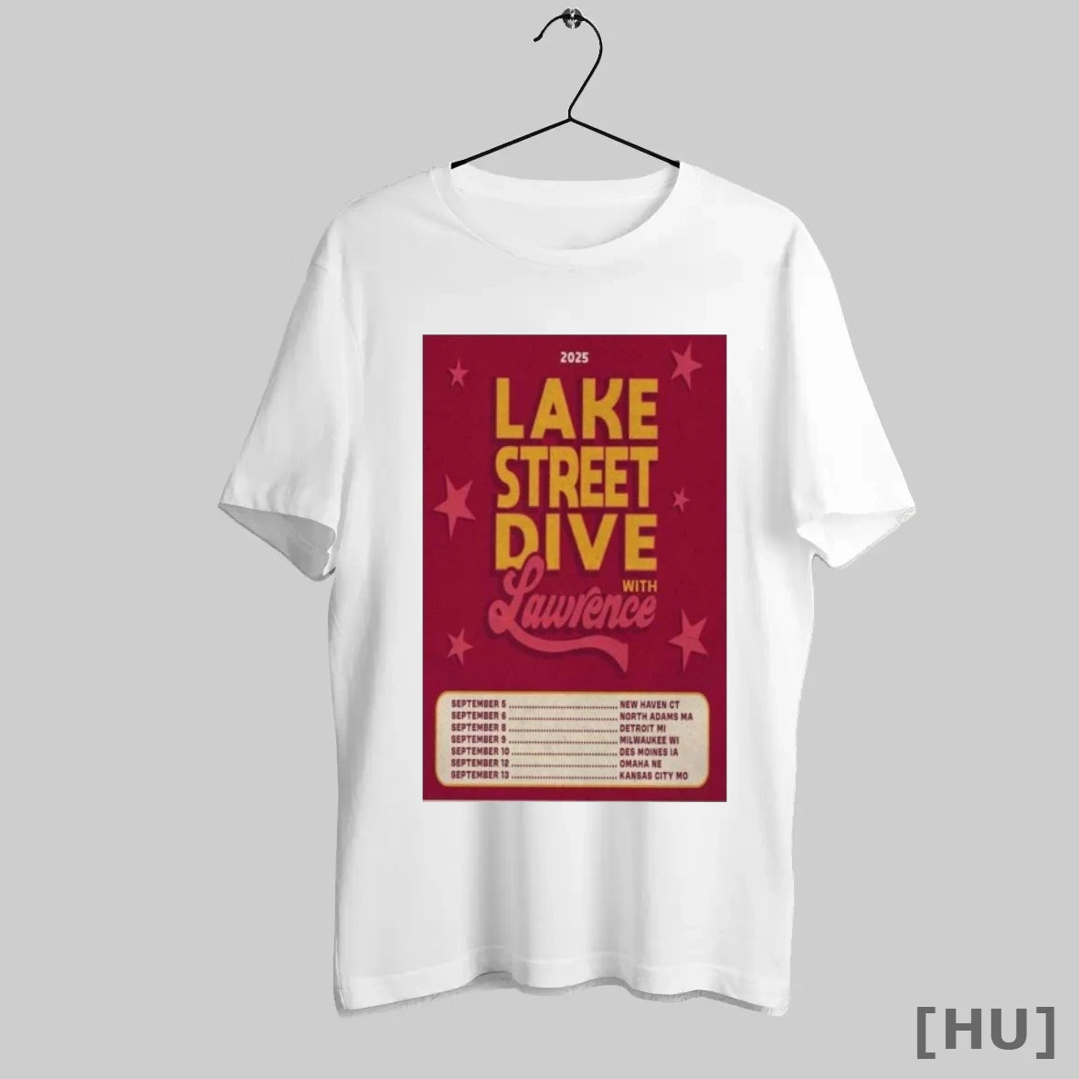 Officials Lake Street Dive With Lawrence September 2025 T Shirt