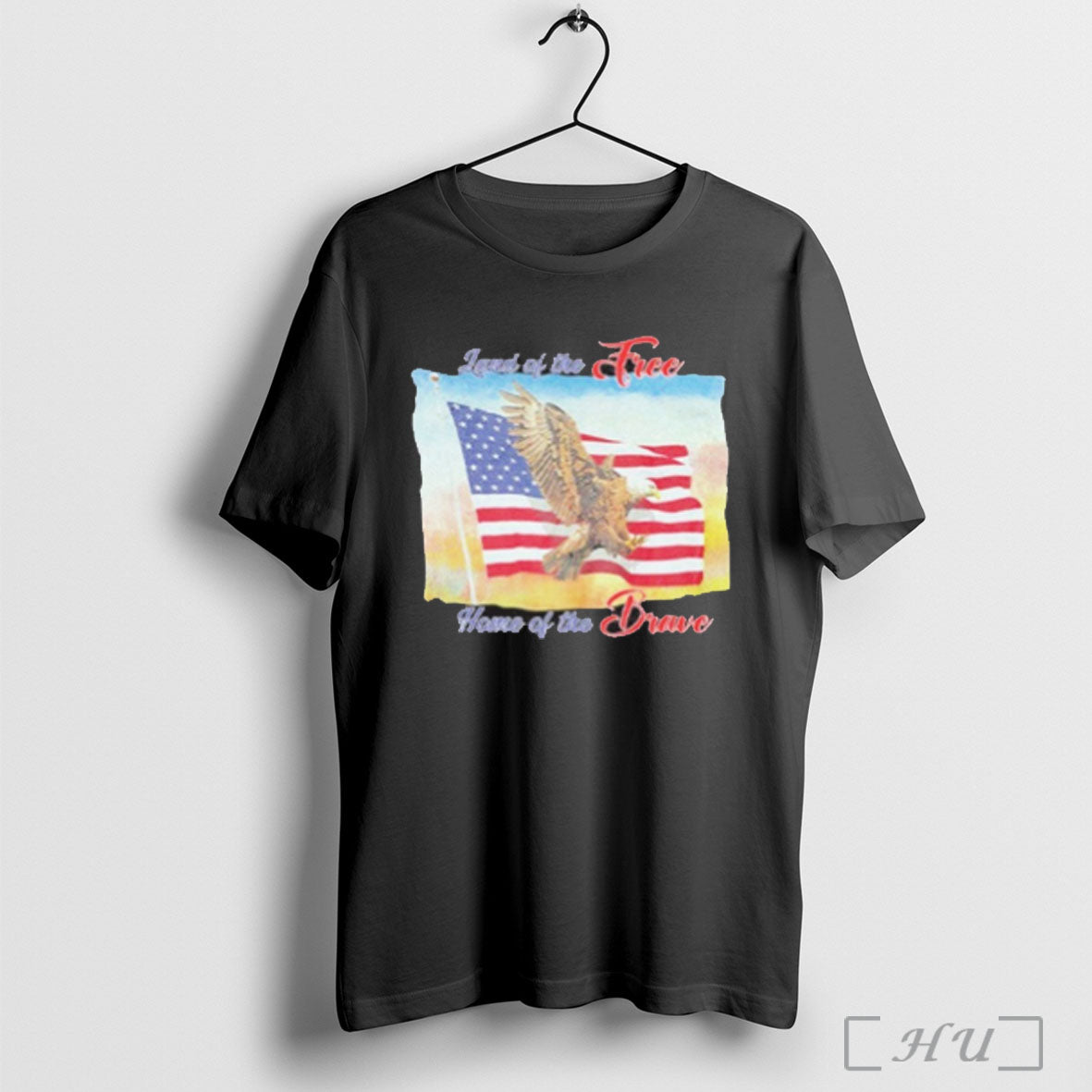 Officials Land Of The Free Home Of The Brave America Flag T Shirt
