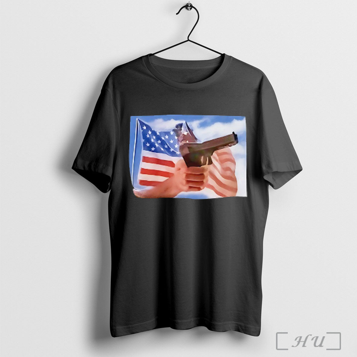Officials Land Of The Free Home Of The Brave Gun Parody T Shirt Sweatshirt Png