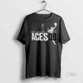 Officials Las Vegas Aces 2025 Wnba Finals Champions Trophy Basketball Logo Tee Shirt Sweater