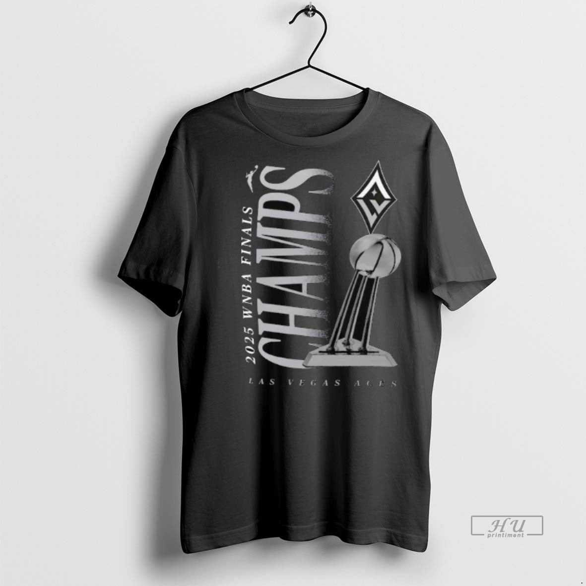 Officials Las Vegas Aces 2025 Wnba Finals Champions Trophy Long Sleve Tee Shirt Sweater