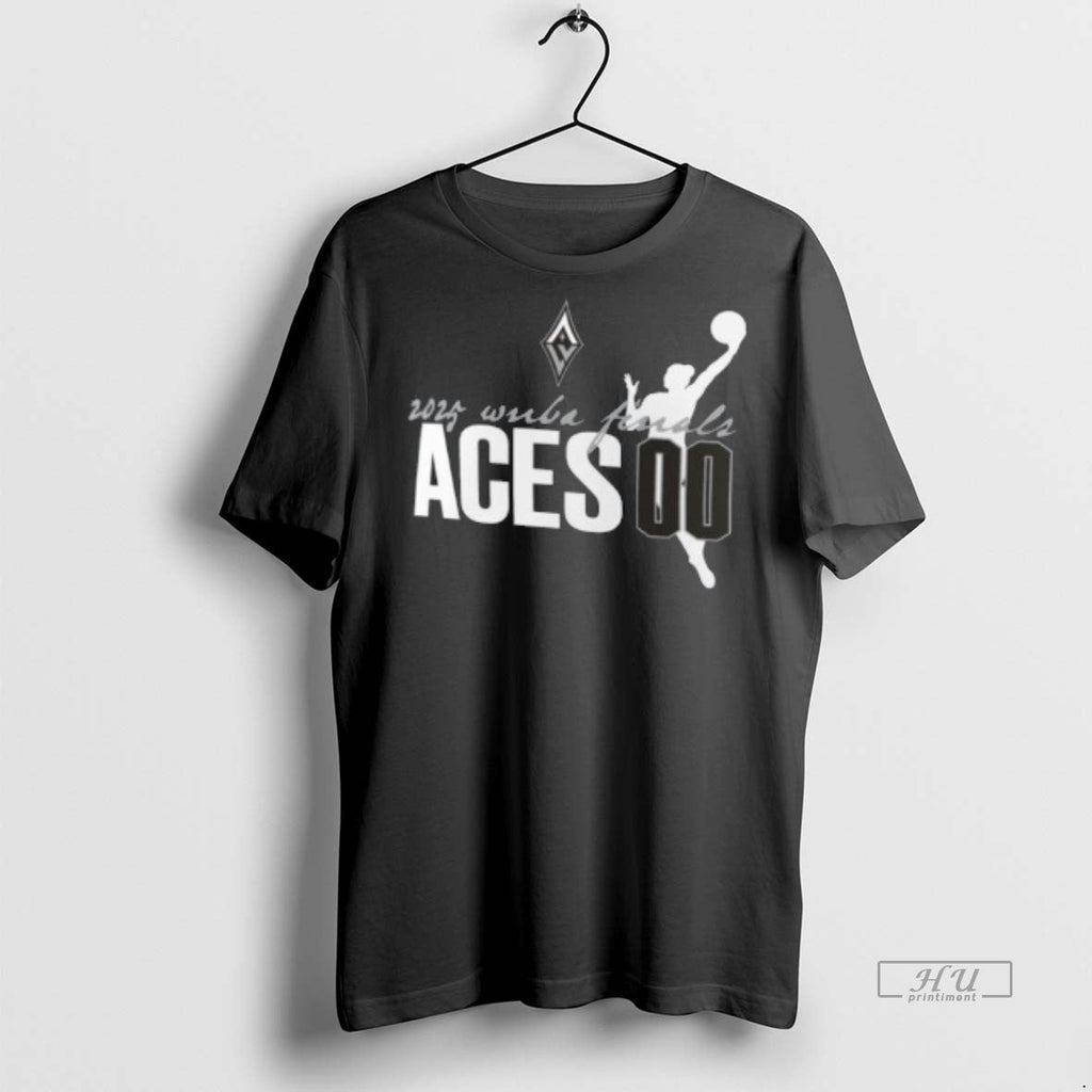 Officials Las Vegas Aces 2025 Wnba Finals Two Sided Tee Shirt Sweater