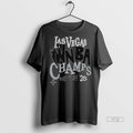 Officials Las Vegas Aces Basketball 2025 Wnba Finals Champions Graffiti Tee Shirt Sweater