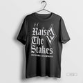 Officials Las Vegas Aces Basketball Raise The Stakes 2025 Wnba Finals Champions Hometown Logo Tee