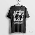Officials Las Vegas Aces New Era 2025 Wnba Finals Champions Boxy Vintage Tee Shirt Sweater
