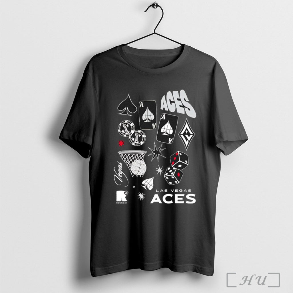 Officials Las Vegas Aces Wnba Casinos And Basketball T Shirt