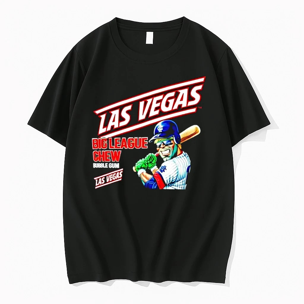 Officials Las Vegas Aviators Big League Chew Bubble Gum Premium T Shirt