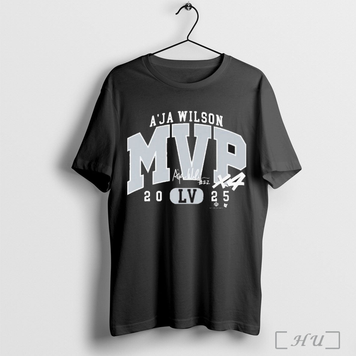 Officials Las Vegas Basketball 2025 Mvp X 4 Aja Wilson T Shirt