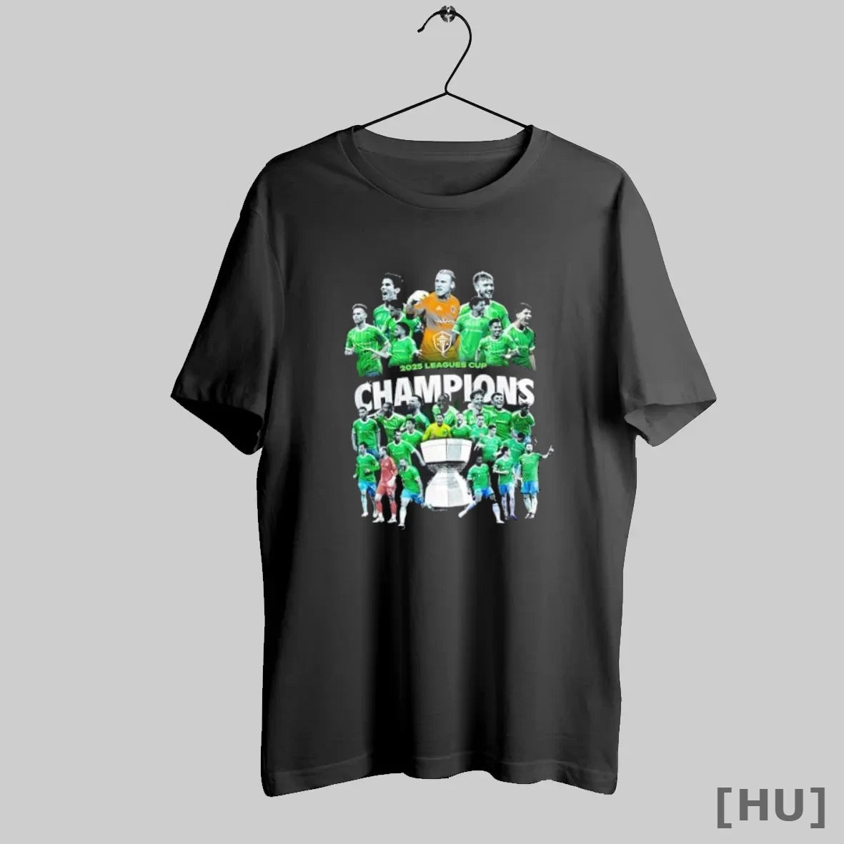 Officials Leagues Cup 2025 Champions Seattle Sounders All Players Champions 2 Sided T Shirt