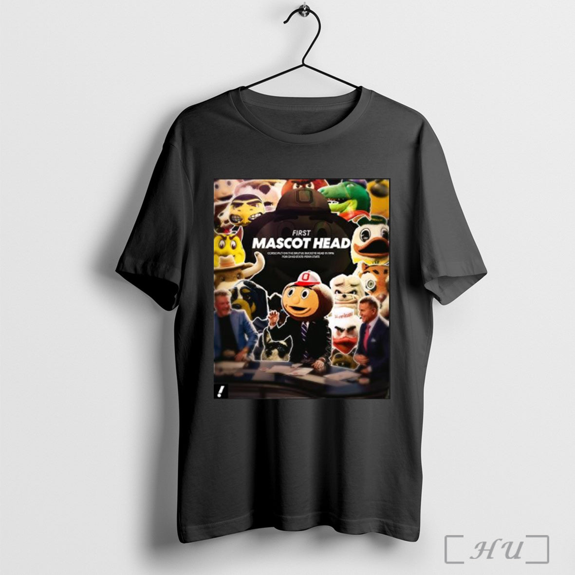 Officials Lee Corso First Mascot Head College Gameday T Shirt