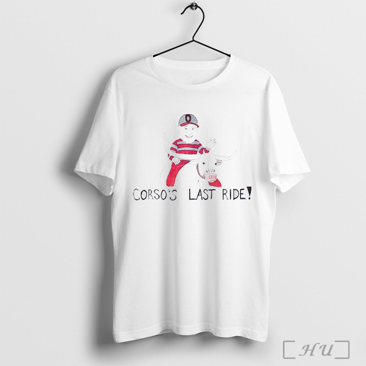 Officials Lee Corso Osu Corsos Last Ride Bevo T Shirt